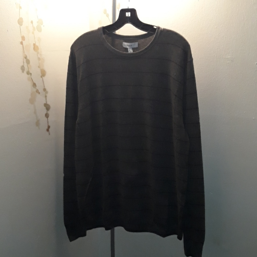 Calibrate Men's Cotton Blend Sweater